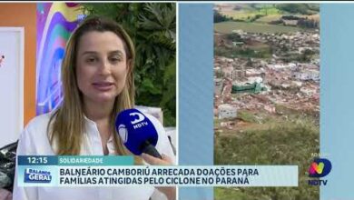 Balneário Camboriú arrecada doações para famílias atingidas no Paraná