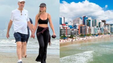 Barroso é flagrado com namorada em praia em SC