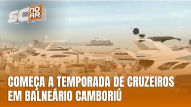 Cruzeiro marca início da temporada marítima em Balneário Camboriú