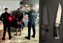 Homem é contido pela GM após tentar matar outro a facadas na Praça Tamandaré