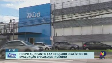 Itajaí: Hospital Infantil faz treinamento realista de evacuação emergencial