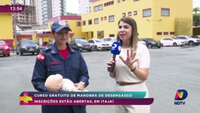 Itajaí abre inscrições para curso gratuito de manobra de desengasgo