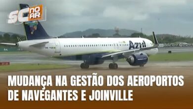 Aeroportos de Navegantes e Joinville terão mudança de gestão a partir de 2026