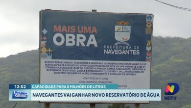 Navegantes inicia obra de reservatório com capacidade para 6 milhões de litros
