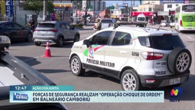 Operação Choque de Ordem une forças de segurança em Balneário Camboriú