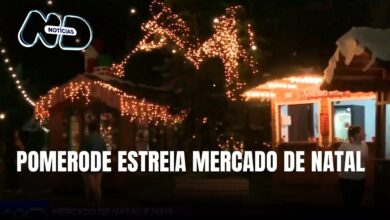 Pomerode inicia programação de Natal com mercado inspirado na cultura alemã