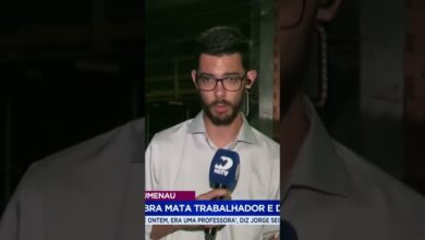 Trabalhador morre após desabamento de laje em hospital de Blumenau #desabamento