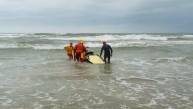 Turista desaparece após afogamento em praia de Navegantes