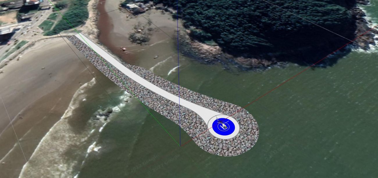 Possível construção de heliponto público em Navegantes.