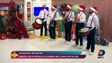 Bandinha de Natal espalha alegria e música em apresentações especiais