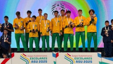 Brasil é ouro no vôlei sub-15 com atletas de Balneário Camboriú nos Jogos Sul-Americanos Escolares