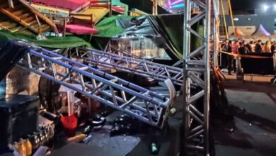 Camarote desaba e deixa feridos em Réveillon de Itajaí