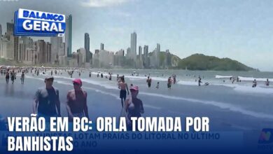 Praias cheias e clima de verão movimentam Balneário Camboriú