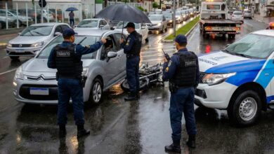 colisões entre motos, carros e autopropelidos