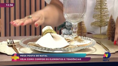 Como montar mesa posta de Natal com elementos e tendências
