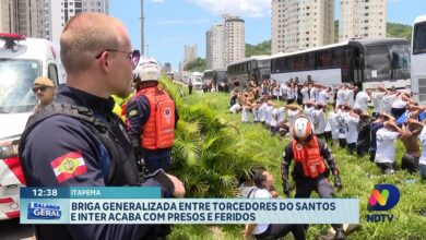 Confronto entre torcidas de Santos e Inter deixa feridos e presos em Itapema