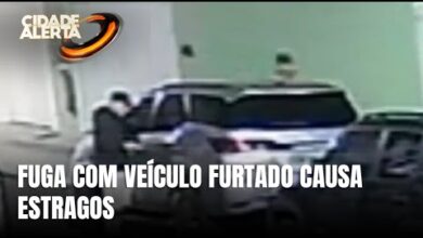 Fuga em alta velocidade com veículo furtado causa colisões em BC