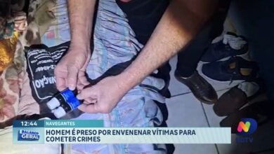 Homem é preso em Navegantes por envenenar vítimas para cometer crimes