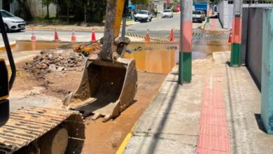 Obra de gás atinge adutoras e pode causar falta de água em Balneário Camboriú e Camboriú