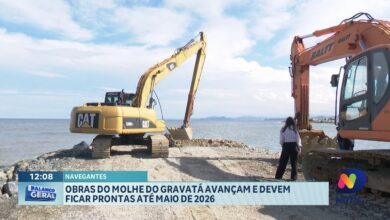 Obras do Molhe do Gravatá avançam e devem terminar em maio de 2026