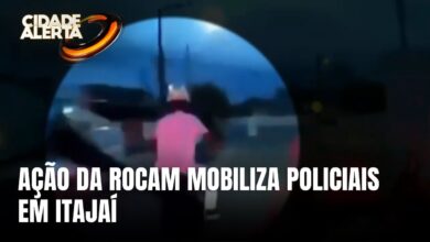 Perseguição da Rocam a motociclista mobiliza policiais em Itajaí