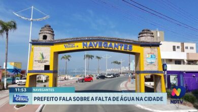 Prefeito de Navegantes explica situação da falta de água e ações emergenciais