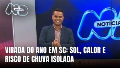 Central do Tempo – SC terá temporais típicos de verão, mas sem chuva intensa na virada