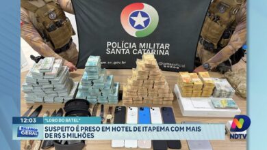 Suspeito ligado ao “Lobo do Batel” é preso em Itapema com mais de R$ 5 mi