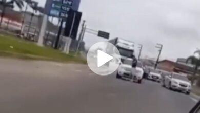 Violência no trânsito assusta família em SC