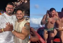 Casal agredido em Porto de Galinhas passa ano-novo em SC