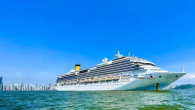 Navio Costa Favolosa chega a Balneário Camboriú nesta sexta-feira com mais de 3,7 mil passageiros