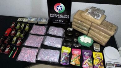 Drogas avaliadas em R$ 1 milhão são apreendidas e homem é preso em Balneário Camboriú