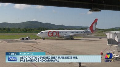 Aeroporto de Navegantes deve receber mais de 38 mil no Carnaval