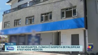 Clínica em Navegantes é suspeita de falsificar atestados