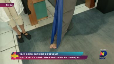 Fisioterapeuta orienta como corrigir e prevenir problemas posturais infantis