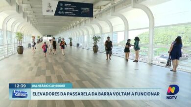 Passarela da Barra tem elevadores funcionando novamente