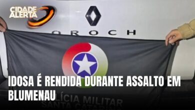 Idosa é rendida e tem carro roubado durante assalto em Blumenau