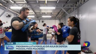 Mulheres aprendem defesa pessoal em Balneário Camboriú,