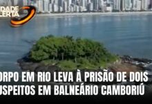 Polícia prende dois homens após corpo ser localizado em rio no Litoral Norte