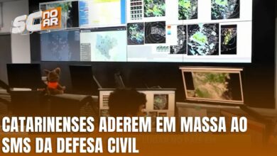 Santa Catarina é 1ª em adesão ao SMS da Defesa Civil