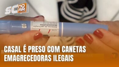 Casal é preso por venda ilegal de canetas emagrecedoras em SC