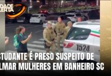 Estudante é preso suspeito de filmar mulheres em banheiro de faculdade
