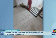 Homem morre após invadir prédio e ameaçar moradora em BC