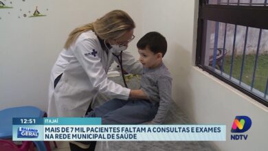Itajaí registra mais de 7 mil faltas em consultas e exames