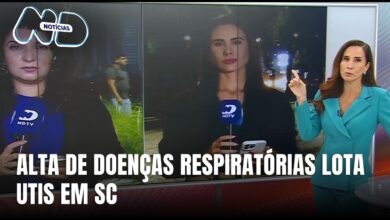 Doenças respiratórias provocam lotação de UTIs em várias cidades de SC