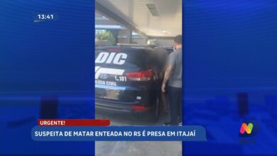 Mulher suspeita de homicídio no RS é capturada em Itajaí
