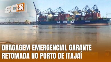 Após 15 dias sem dragagem, Porto de Itajaí fecha contrato