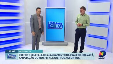 Prefeito Liba aborda projetos no Gravatá e saúde em Navegantes