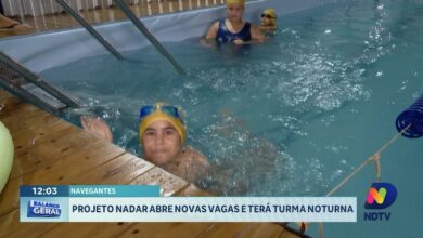 Projeto Nadar abre vagas e lança turma noturna em SC