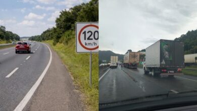 Com120 km/h, rodovia deve 'liberar' BR-101 em SC